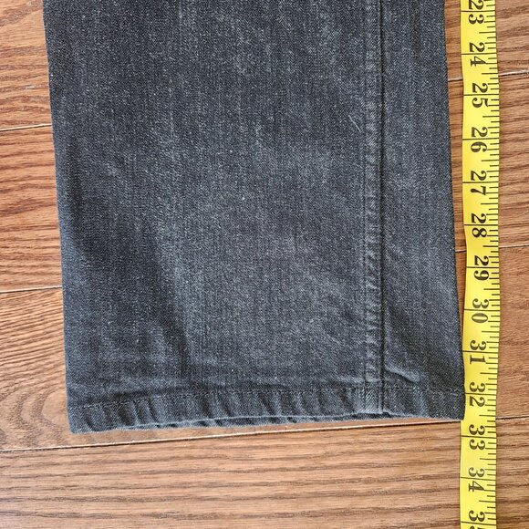 NWT Coldwater Creek Women’s Black Denim Jeans Size 16 Straight Leg Contour Waist - Picture 9 of 11
